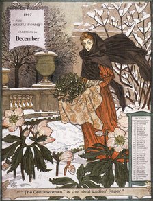 "The Gentlewoman" Calendar for December 1897. Creator: Unknown.