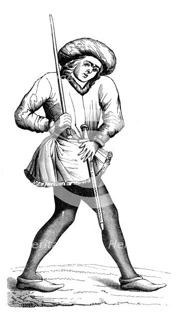 Grand Swiss provost marshal, 15th century (1849). Artist: Unknown