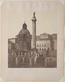 Forum of Trajan, between 1850 and 1870. Creator: Robert MacPherson.