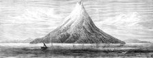 Island of Krakatoa...the centre of the late Volcanic Eruption, said to have disappeared, 1883. Creator: Unknown.