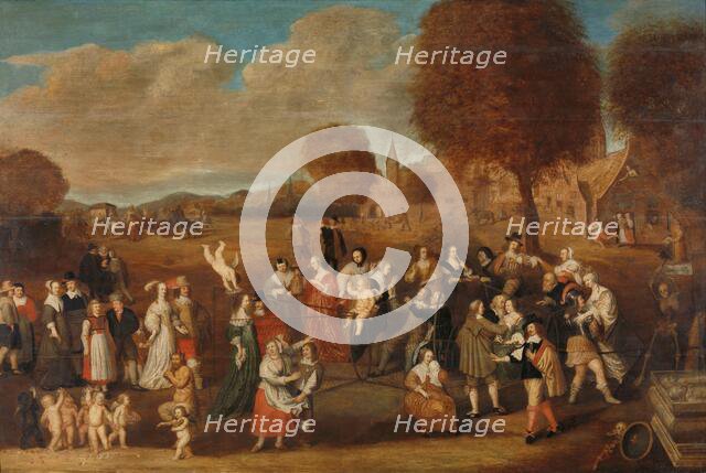 The marriage trap: an allegory of marriage, 1647. Creator: Hendrik Noorderwiel.