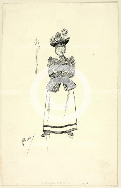 A Coster Woman, n.d. Creator: Philip William May.