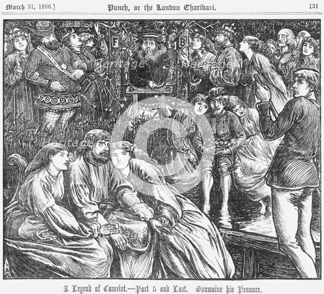 'A Legend of Camelot - Part 5 and Last', 1866. Artist: Unknown