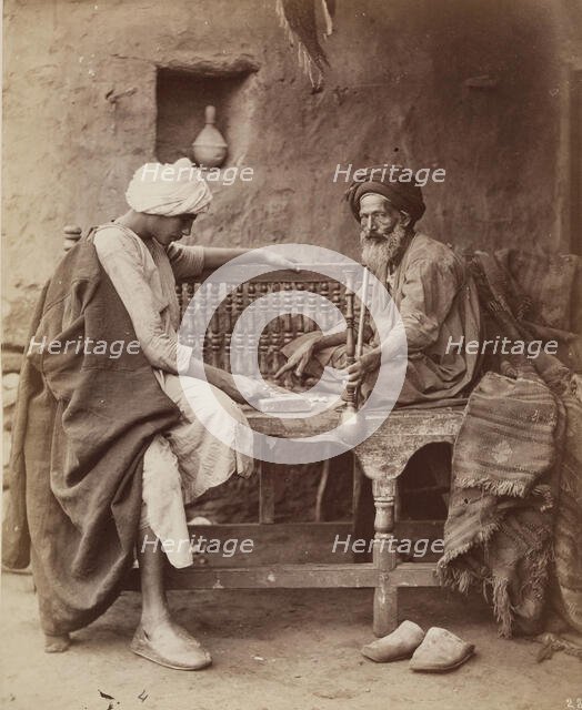 Egyptian Men, 1876. Creator: Anon.