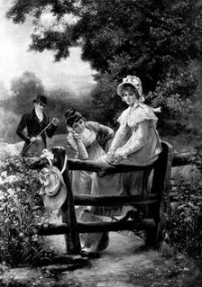 A Dangerous Crossing, 1895. Creator: Unknown.