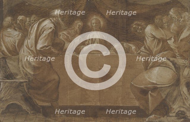 The Last Supper, ca. 1608. Creator: Pier Francesco Mazzucchelli.