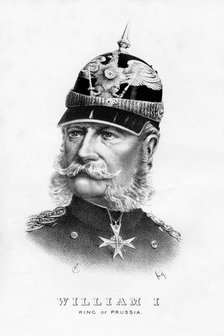 Wilhelm I, King of Prussia and Emperor of Germany, 19th century. Artist: Unknown