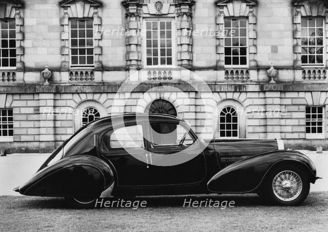 1939 Bugatti Type 57 with body by Figoni et Falaschi. Creator: Unknown.