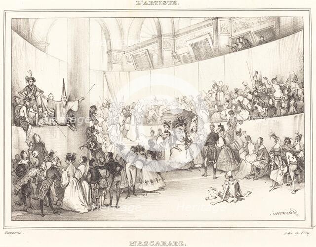 Mascarade, c. 1831. Creator: Paul Gavarni.