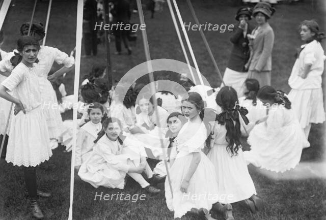 May Pole - Central Park, between c1910 and c1915. Creator: Bain News Service.