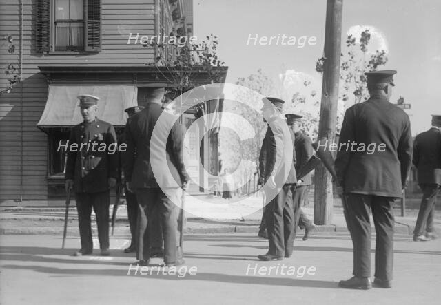 Patrol / Bayonne strike, (1916?). Creator: Bain News Service.