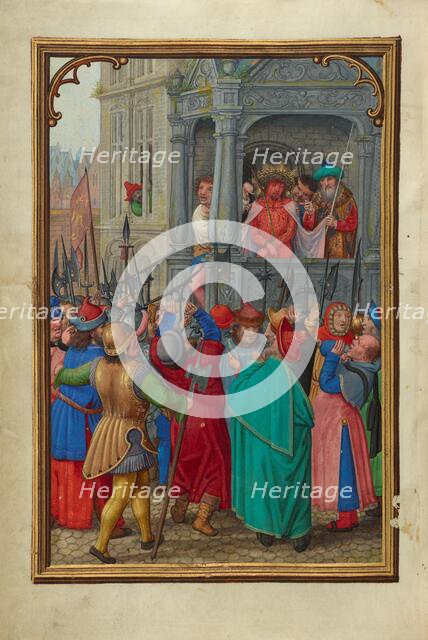 Ecce Homo; Prayer Book of Cardinal Albrecht of Brandenburg, about 1525-1530. Creator: Simon Bening.