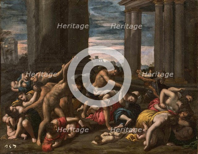The Massacre of the Innocents, c1610. Creator: Scarsellino (Scarsella); Ippolito (1551-1620).