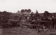 Falmouth, Virginia. Abandoned Camp, 1862. Creators: Andrew Joseph Russell, Alexander Gardner.