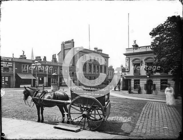 Railway Hotel, Upper Richmond Road, Putney, Wandsworth, Greater London Authority, 1880. Creator: William O Field.