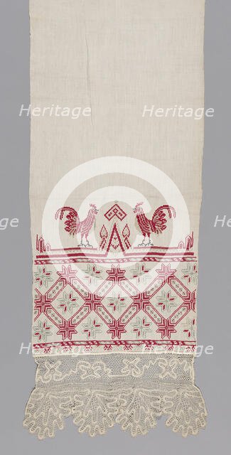 Towel, Russia, 19th century. Creator: Unknown.