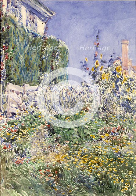 Thaxter's Garden, 1892. Creator: Frederick Childe Hassam.