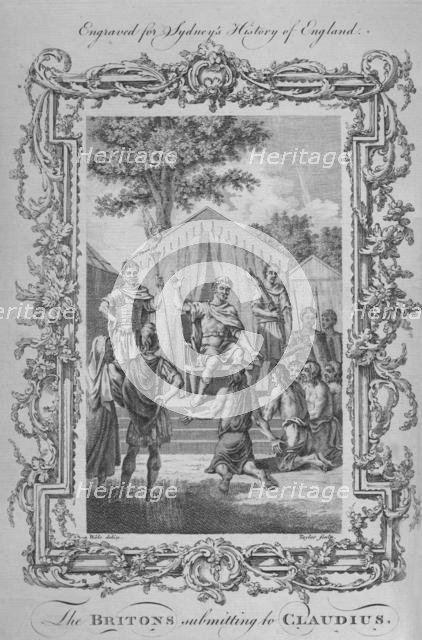 'The Britons submitting to Claudius', 1773.  Creator: James Taylor.