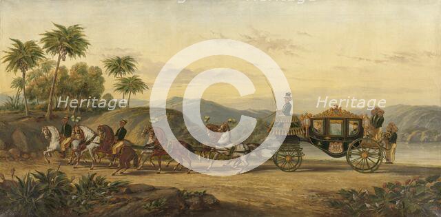 The Coach of Mangkoe Nagoro IV, c.1870. Creator: Pieter Haaxman.