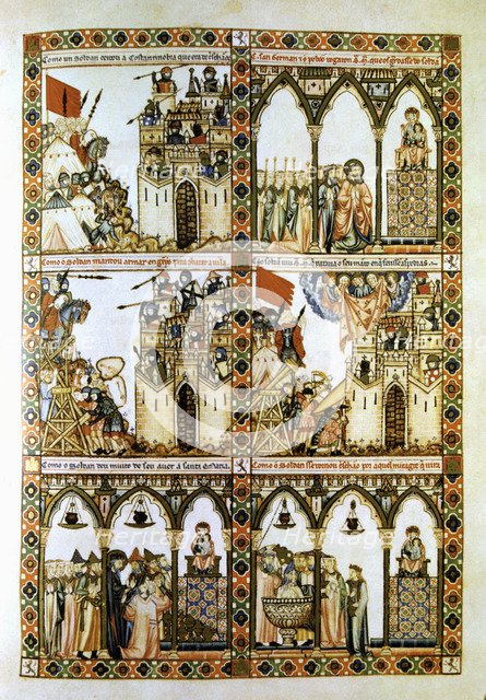 Cantigas de Santa Maria' Cantiga XXVIII, of Alfonso X the Wise (1221-1284).