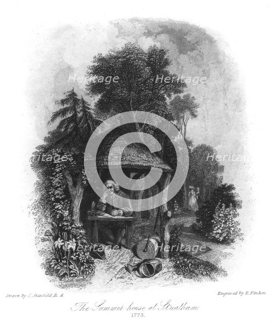 'Dr Johnson's summer house at Streatham, 1773', (19th century). Artist: E Finden