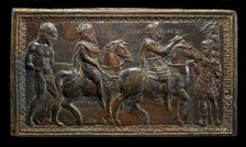 King Juba I of Numidia Led in Triumph by Julius Caesar, c. 1433/1435. Creator: Antonio Averlino.