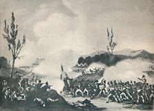 'Attack on the Road to Bayonne, December 13, 1813', c1813 (1909). Artist: Thomas Sutherland.