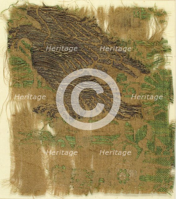 Textile with Brocade, Italo-Arabic, 14th century. Creator: Unknown.