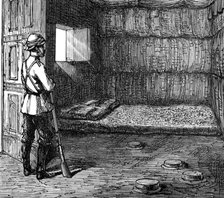 The Queen of Ashantee's bed, 1874. Creator: Unknown.