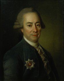 Portrait of Pyotr Vasilyevich Bakunin (1725–1786), 1782. Artist: Levitsky, Dmitri Grigorievich (1735-1822)