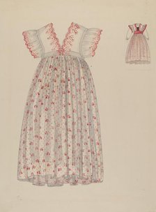 Girl's Dress, c. 1937. Creator: Verna Tallman.