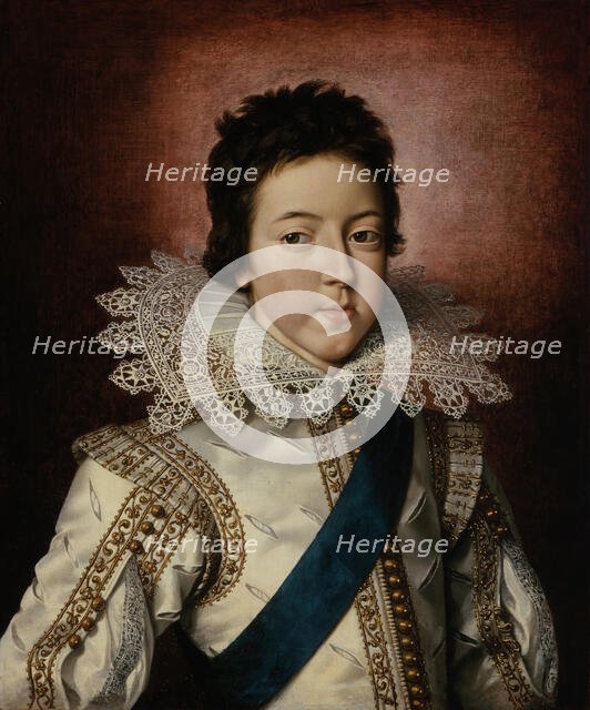 Portrait of Louis XIII, King of France as a Boy, c1616. Creator: Frans Pourbus the Younger.