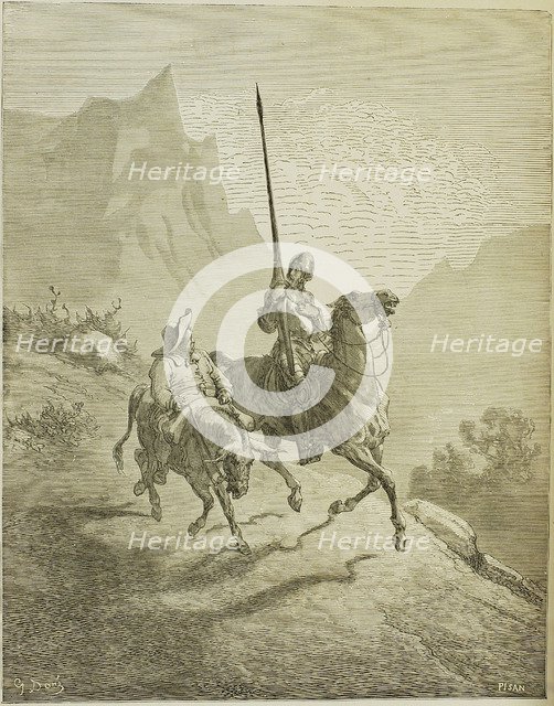 Illustration to the book Don Quixote de la Mancha by M. de Cervantes, 1863. Artist: Doré, Gustave (1832-1883)