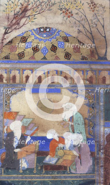 Nasireddin's observatory at Meraga, 1562.  Creator: Unknown.