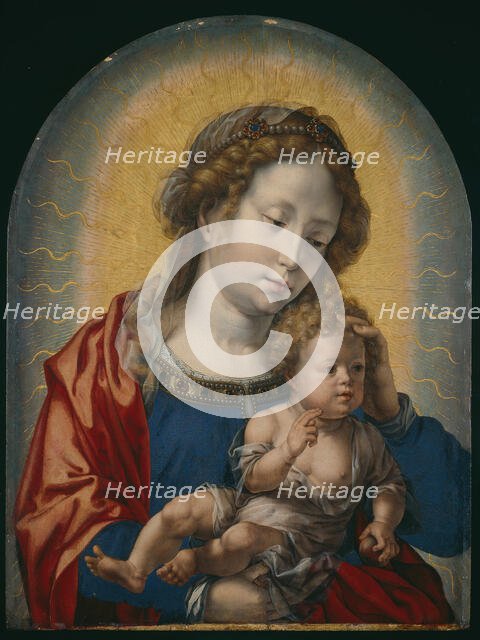 Virgin and Child, c. 1520. Creator: Jan Gossaert.