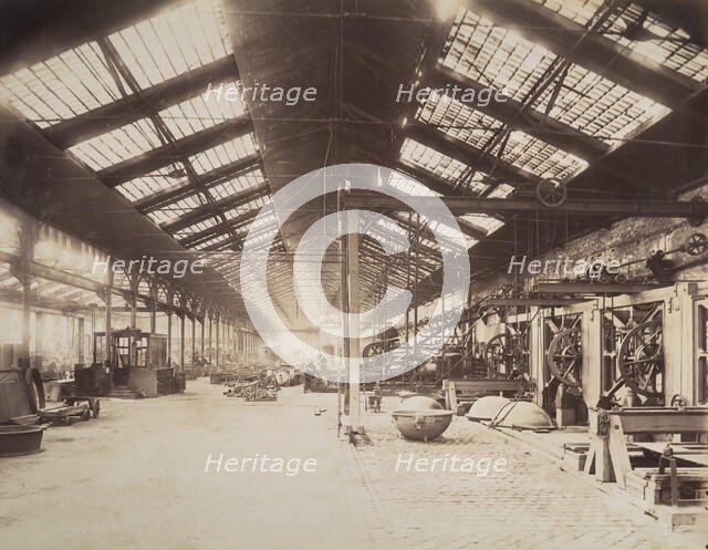 [Factory Interior], ca. 1880. Creator: Louis Lafon.