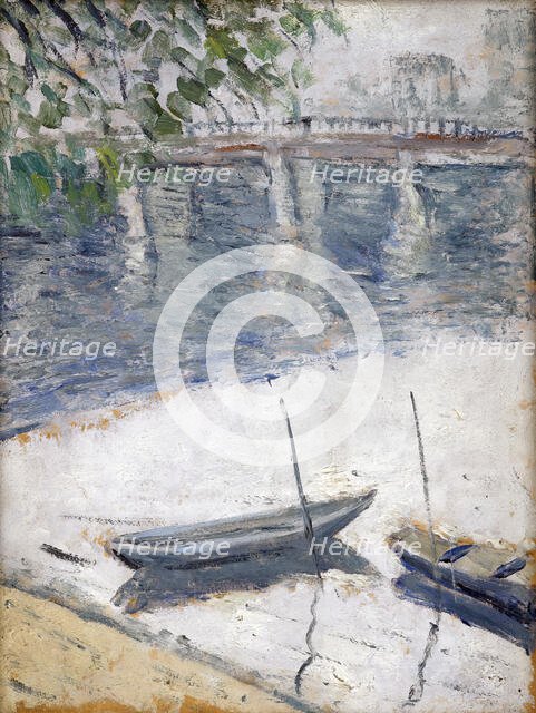 Morning on the Seine,  c1921. Creator: Raymond McIntyre.