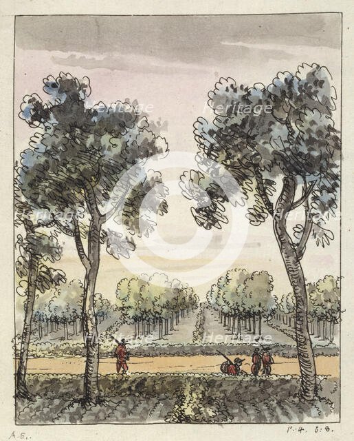 All Italy is like a Garden, 1786.  Creator: Elias Martin.