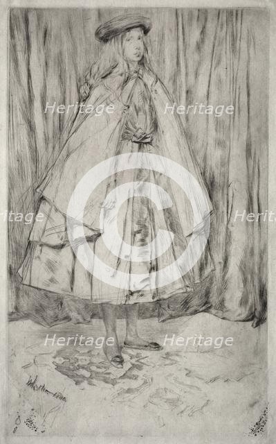 Annie Haden, 1860. Creator: James McNeill Whistler (American, 1834-1903).