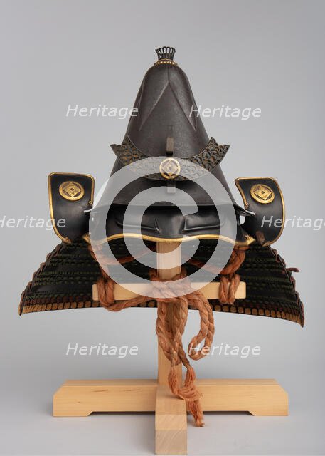 Helmet in the Shape of an Eggplant, Japanese, 17th century. Creator: Saotome Ietada.