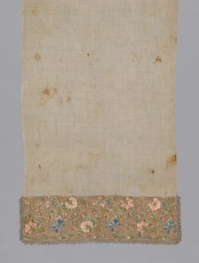 Towel, Turkey, 1850/1900. Creator: Unknown.