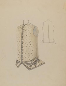 Waistcoat, 1935/1942. Creator: Unknown.