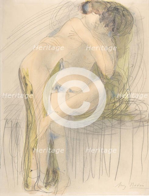 The Embrace, 1900-1910. Creator: Auguste Rodin.
