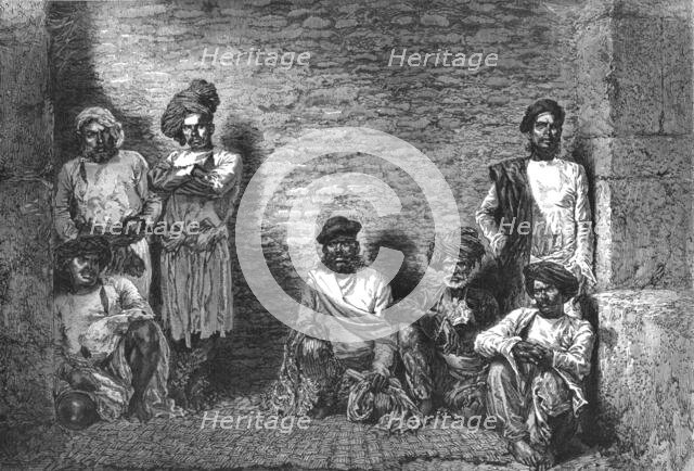 'Thugs in the Jail of Aurungabad; Bombay and the Malabar Coast', 1875. Creator: C. B. Low.