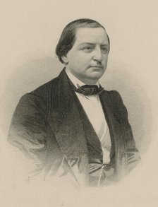 Portrait of the composer Franz Abt (1819-1885), 1870. Creator: Weger, August (1823-1892).