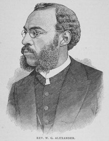 Rev. W. G. Alexander, 1897. Creator: Unknown.