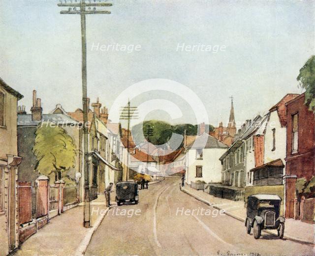 'An Essex Village: Ongar High Street', 1943. Creator: E. Eason.