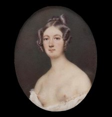 Unknown woman with bare breasts, 1837. Creator: Lizinska de Mirbel.
