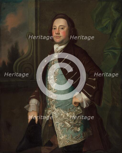 Portrait of a Gentleman, c. 1760. Creator: Joseph Blackburn.