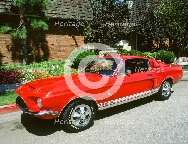 1969 Ford Mustang Shelby GT 350. Artist: Unknown.